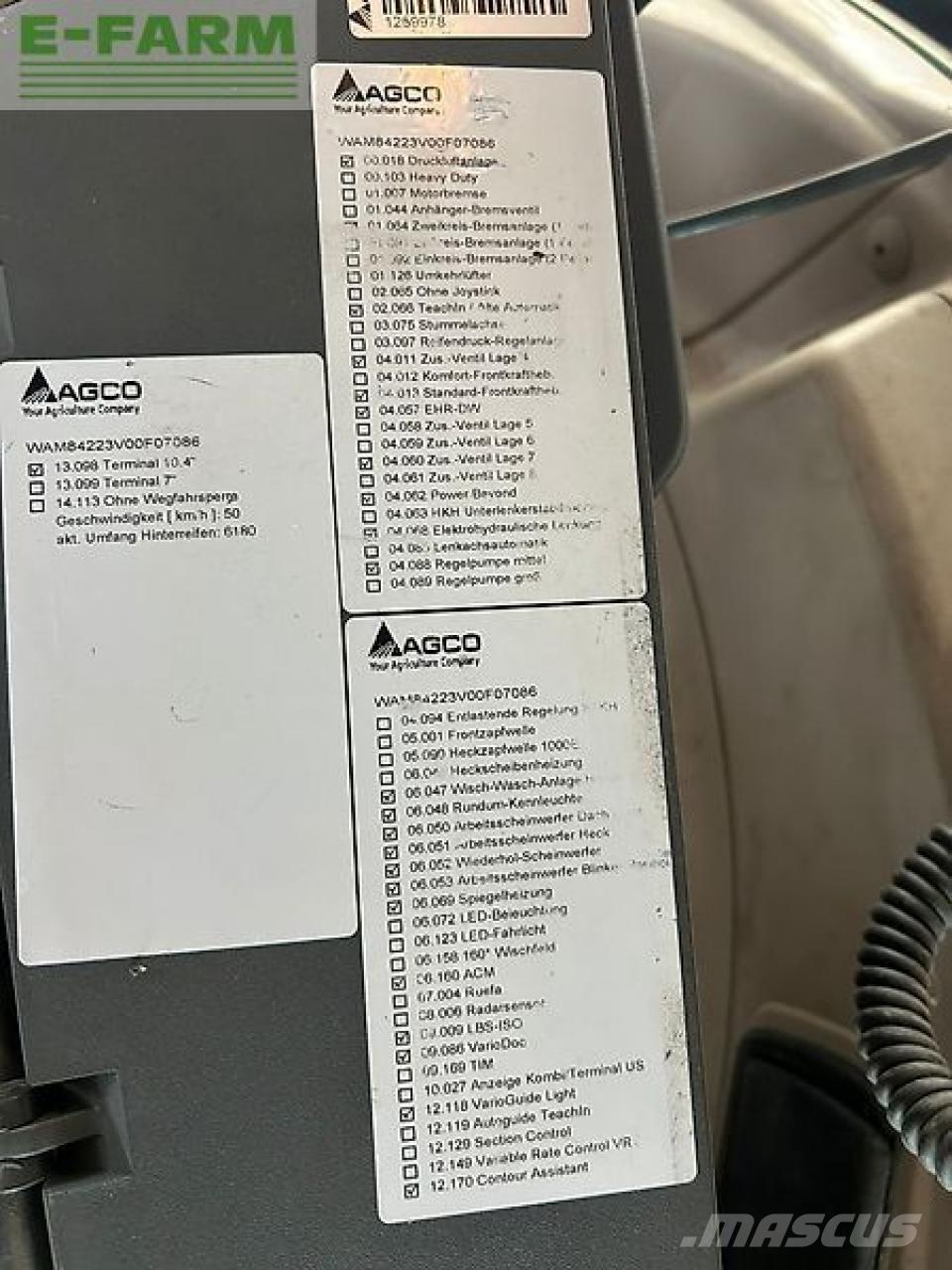 Fendt 828 vario Traktorid