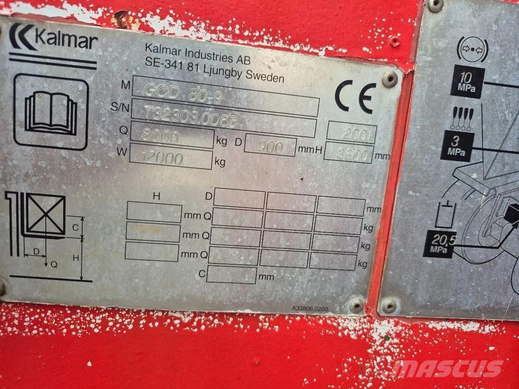 Kalmar Gcd 80-9 Gaasitõstukid