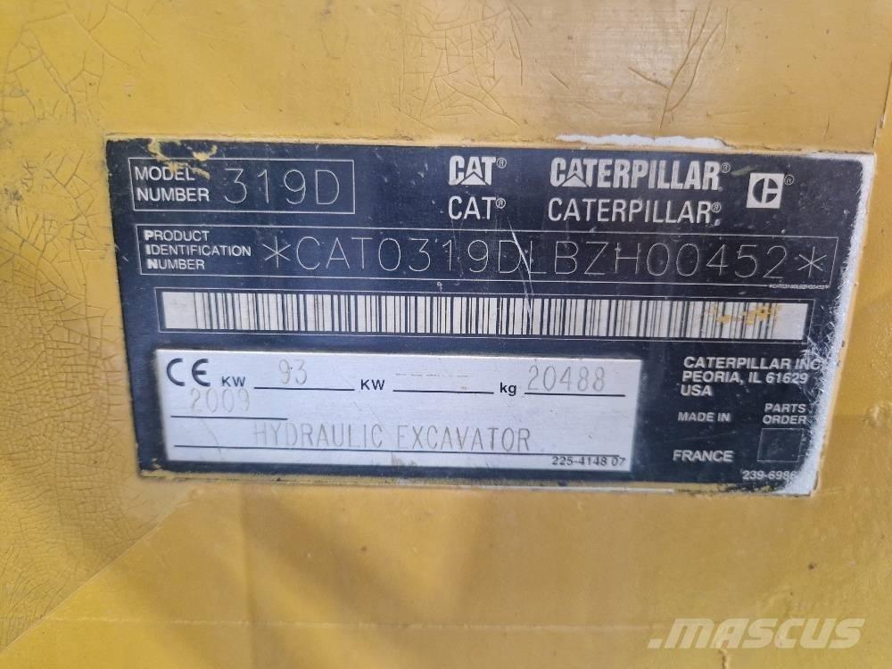 CAT 319D Roomikekskavaatorid
