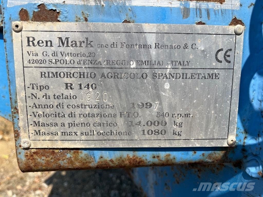  REN MARK R 140 Sõnnikulaoturid