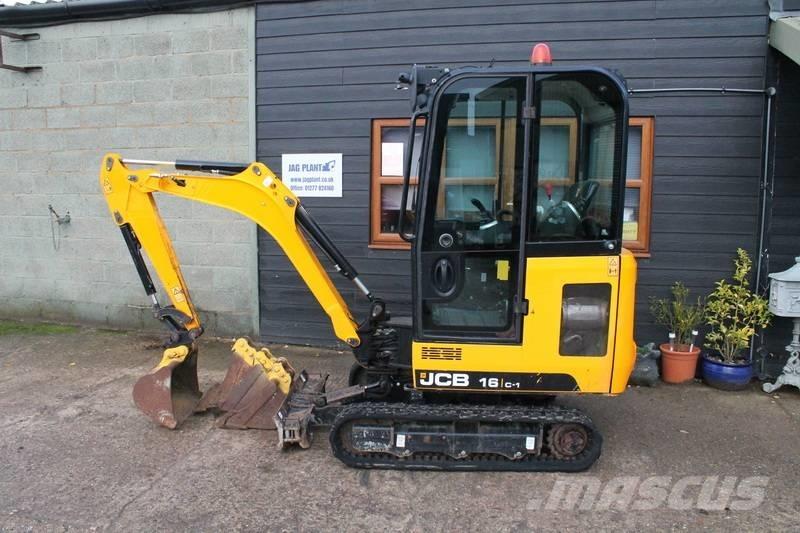 JCB 16 C-1 Miniekskavaatorid < 7 t