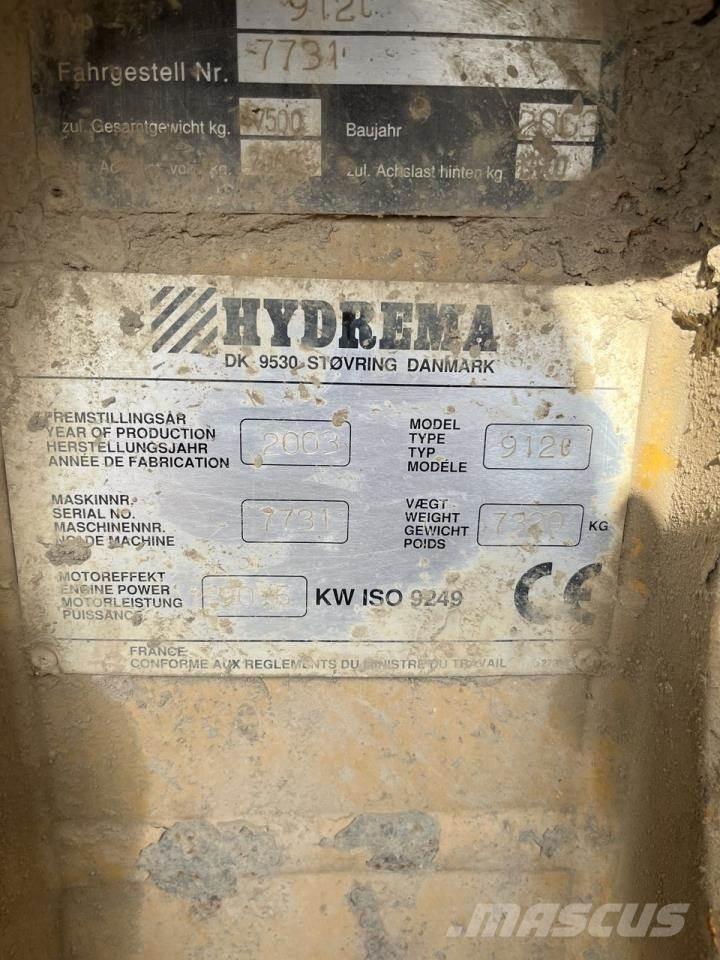 Hydrema 912C Väikekallurid