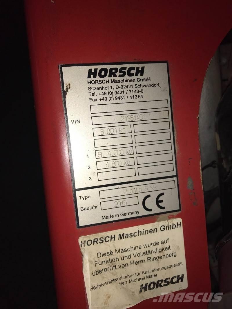 Horsch Pronto 6  KR Külvik-äkked