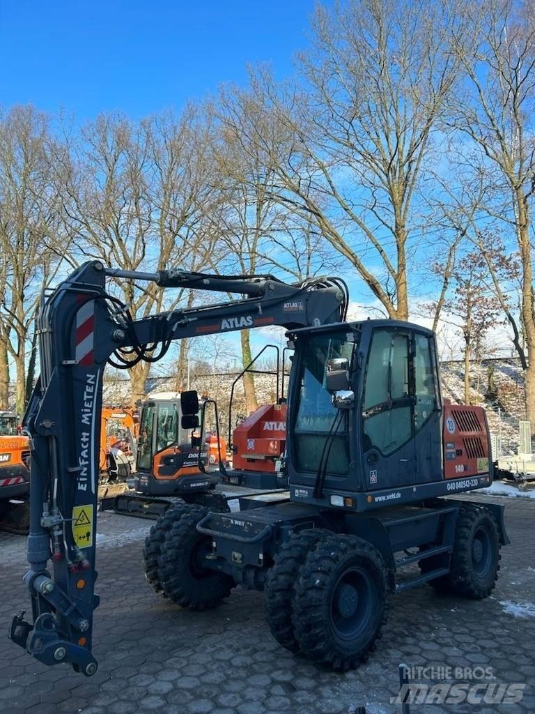 Atlas 140W-BLUE Ratasekskavaatorid