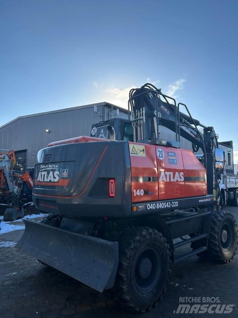 Atlas 140W-BLUE Ratasekskavaatorid