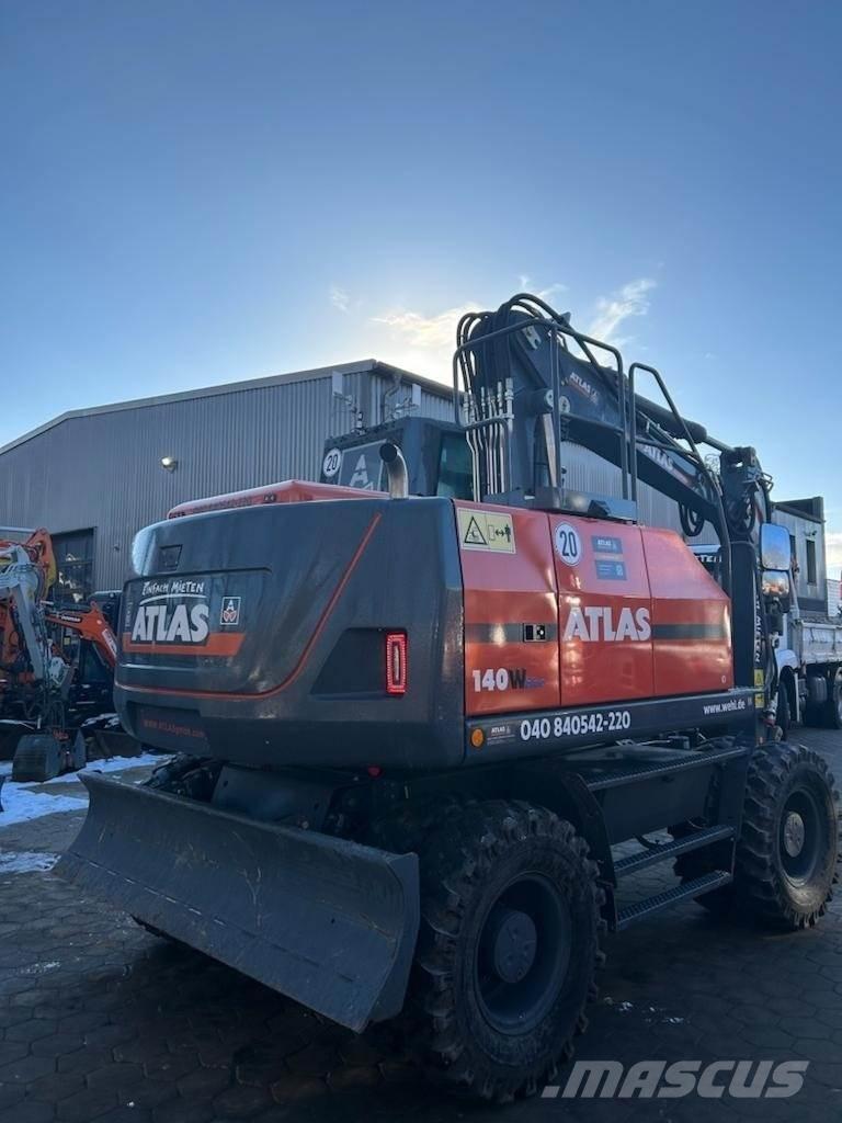 Atlas 140W-BLUE Ratasekskavaatorid