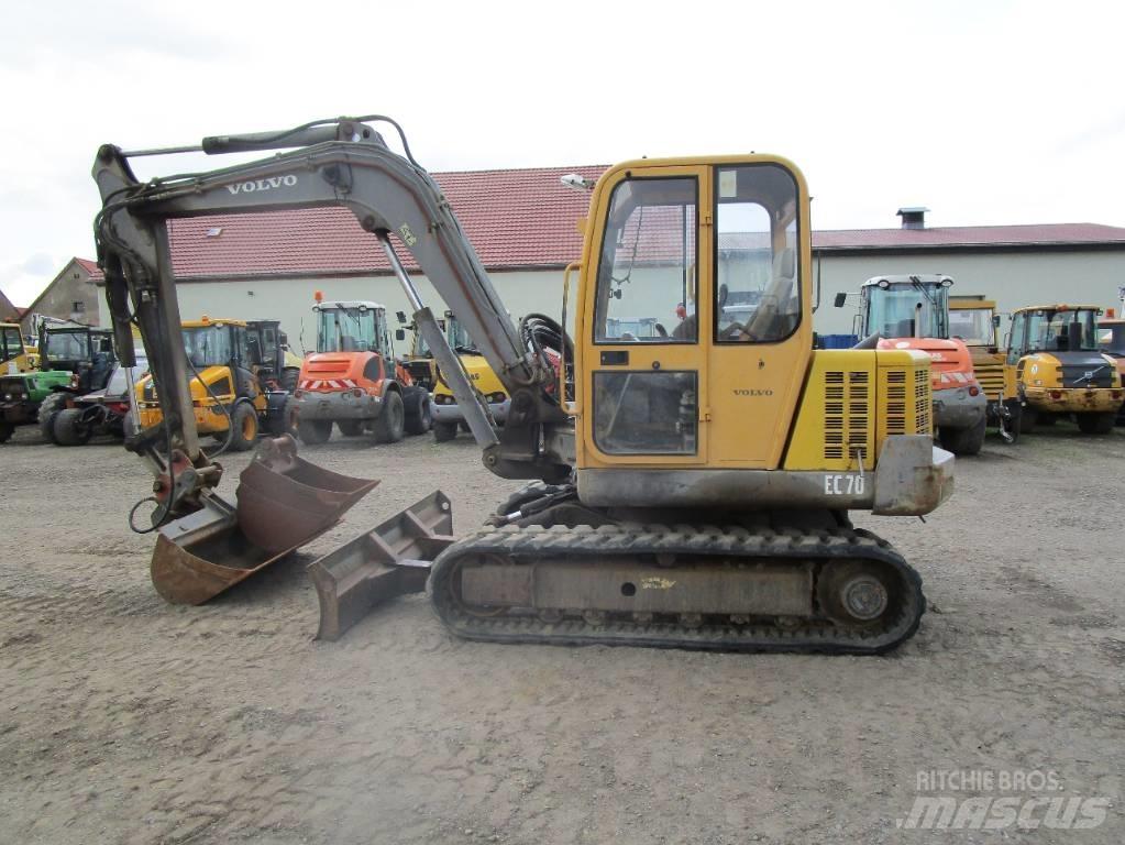 Volvo EC 70  ECR 88 Väikeekskavaatorid 7t-12t
