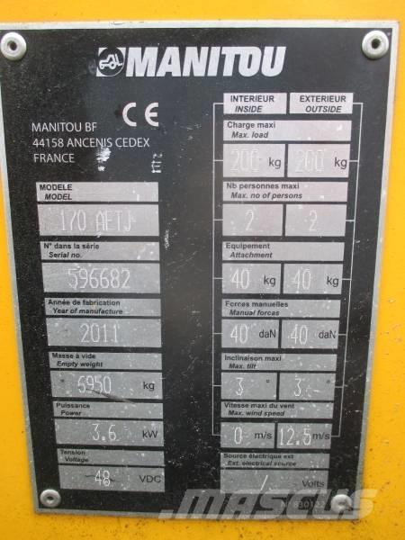 Manitou 170AETJ Iseliikuvad poomtõstukid