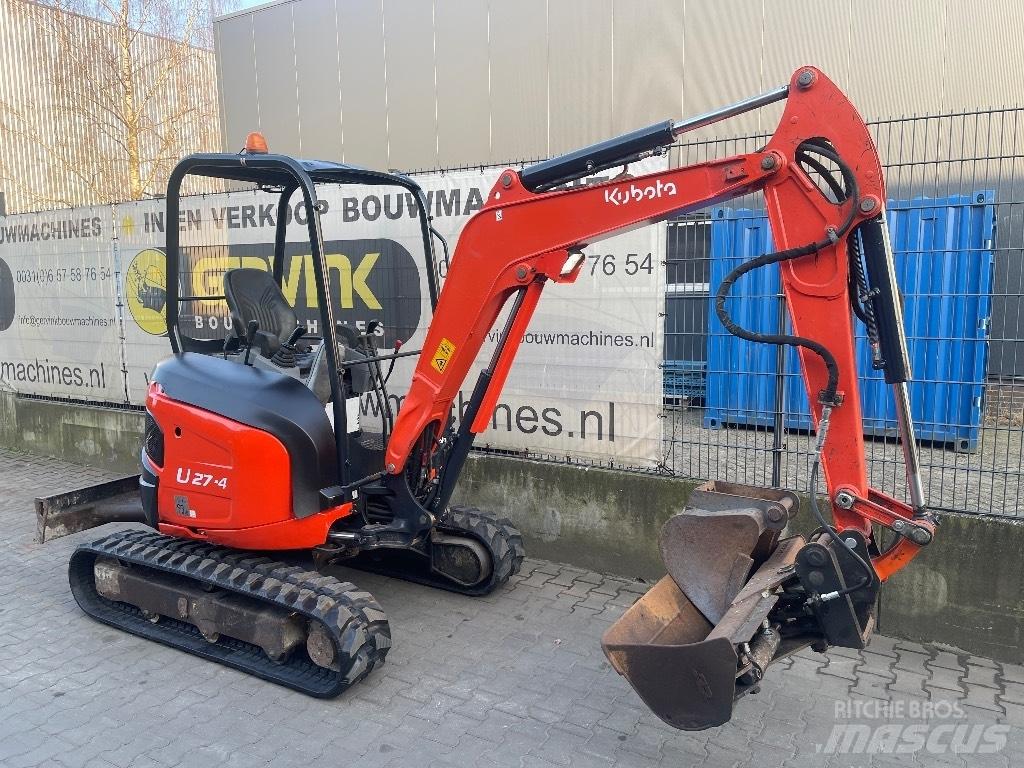 Kubota U 27-4 Miniekskavaatorid < 7 t