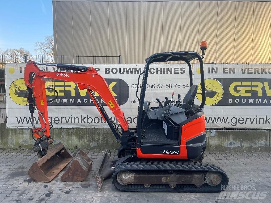 Kubota U 27-4 Miniekskavaatorid < 7 t