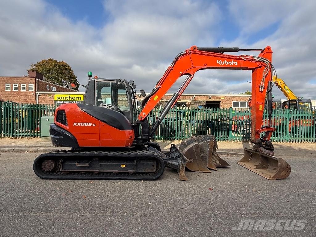 Kubota KX085-5 Väikeekskavaatorid 7t-12t
