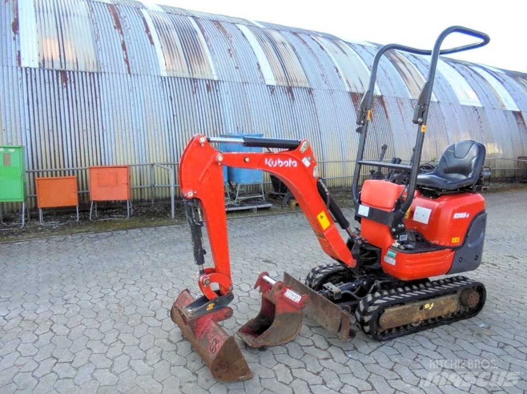 Kubota K 008-3 Miniekskavaatorid < 7 t