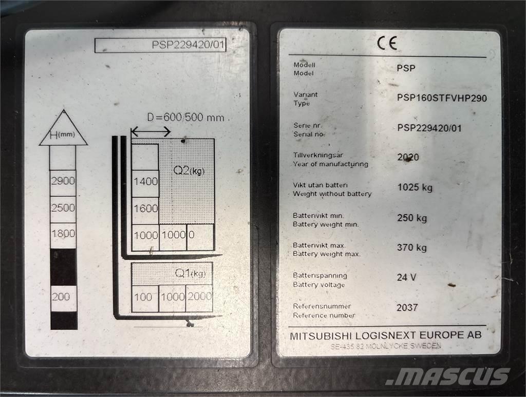 Atlet PSP160 Platvormiga virnastajad