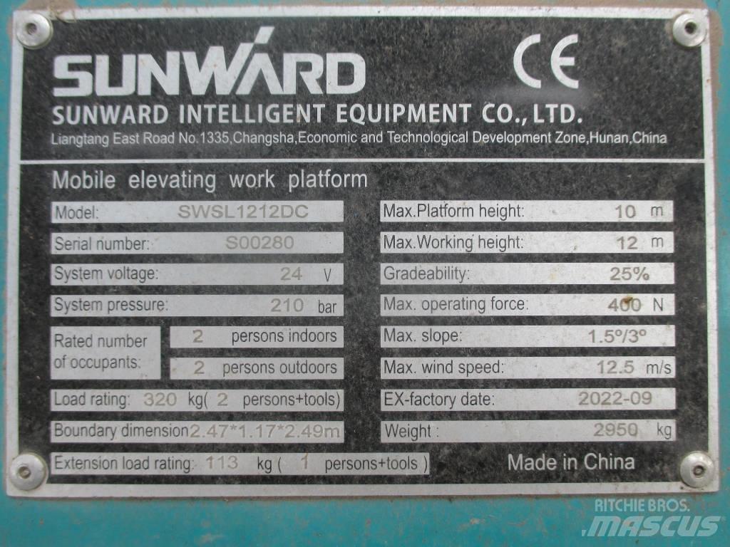 Sunward SWSL 1212 DC Käärtõstukid