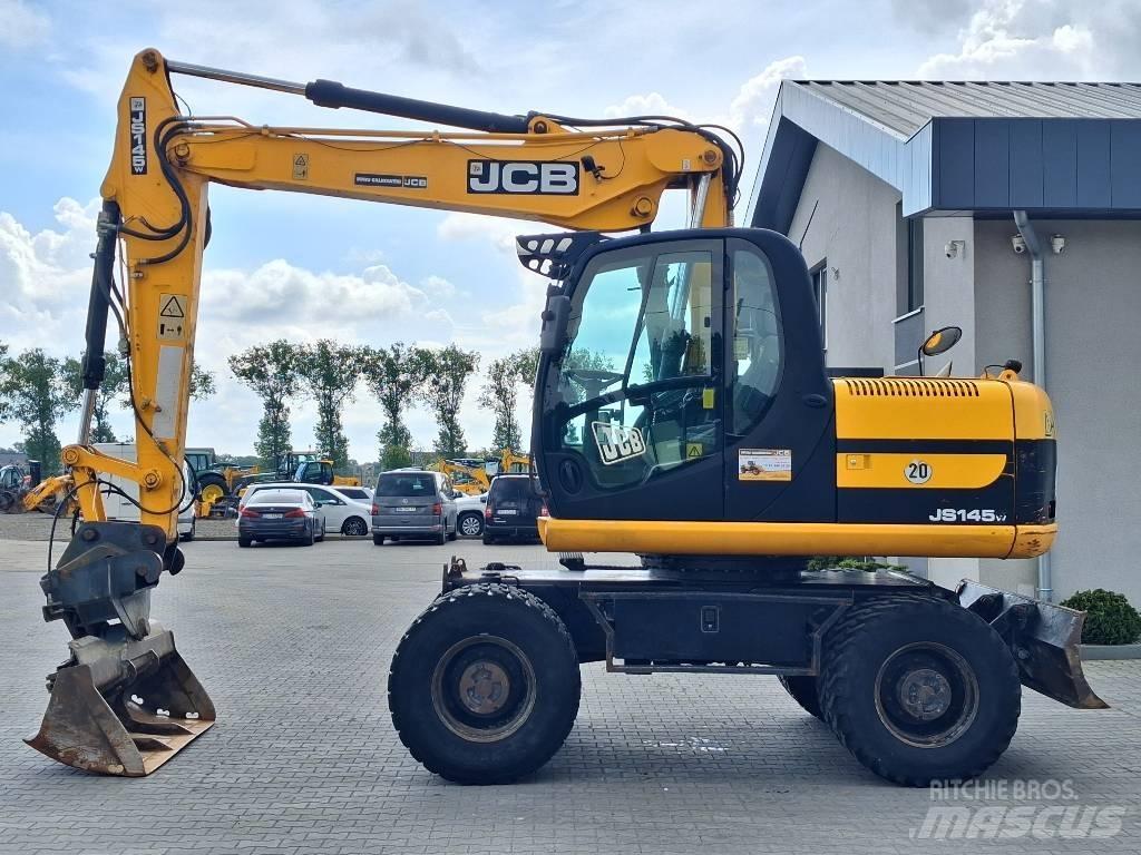 JCB JS 145 W Ratasekskavaatorid