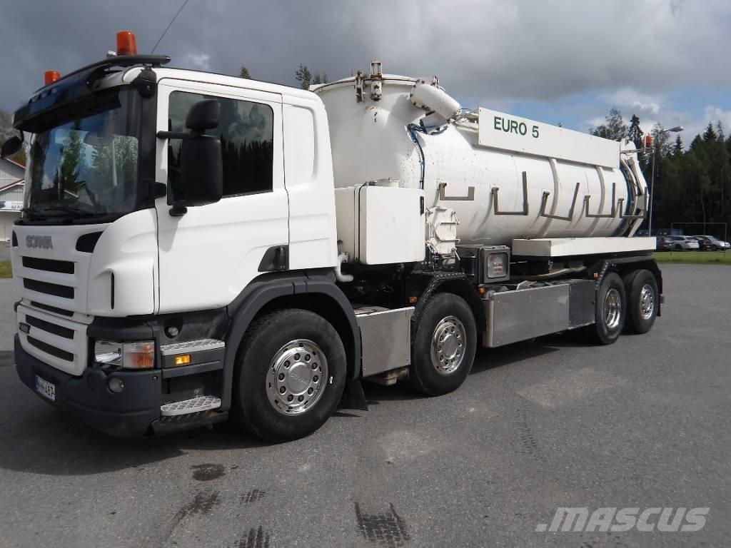 Scania P 400 LB 8x2 Vaakumautod