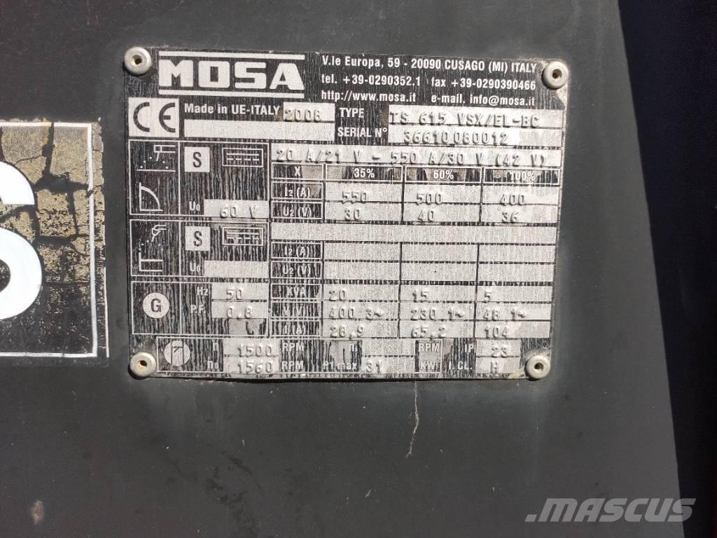 Mosa TS615 - VSX/EL-BC Keevitusagregaadid
