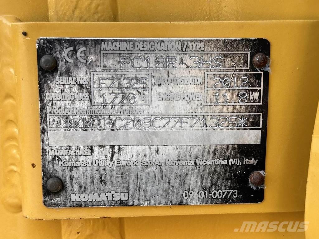 Komatsu PC16R-3HS Miniekskavaatorid < 7 t