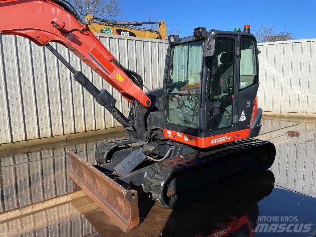 Kubota KX 080-4 Väikeekskavaatorid 7t-12t