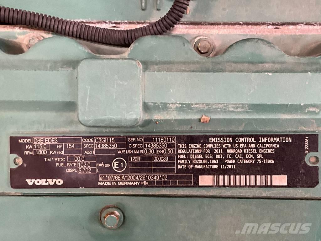 Volvo EW 160 C Ratasekskavaatorid