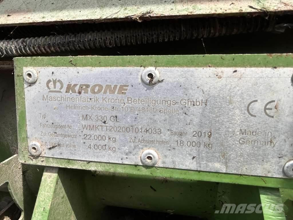Krone MX 330 GL Silokombainid