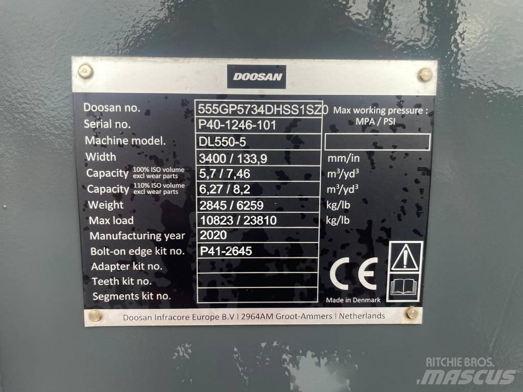 Doosan DL550 bucket Kopad