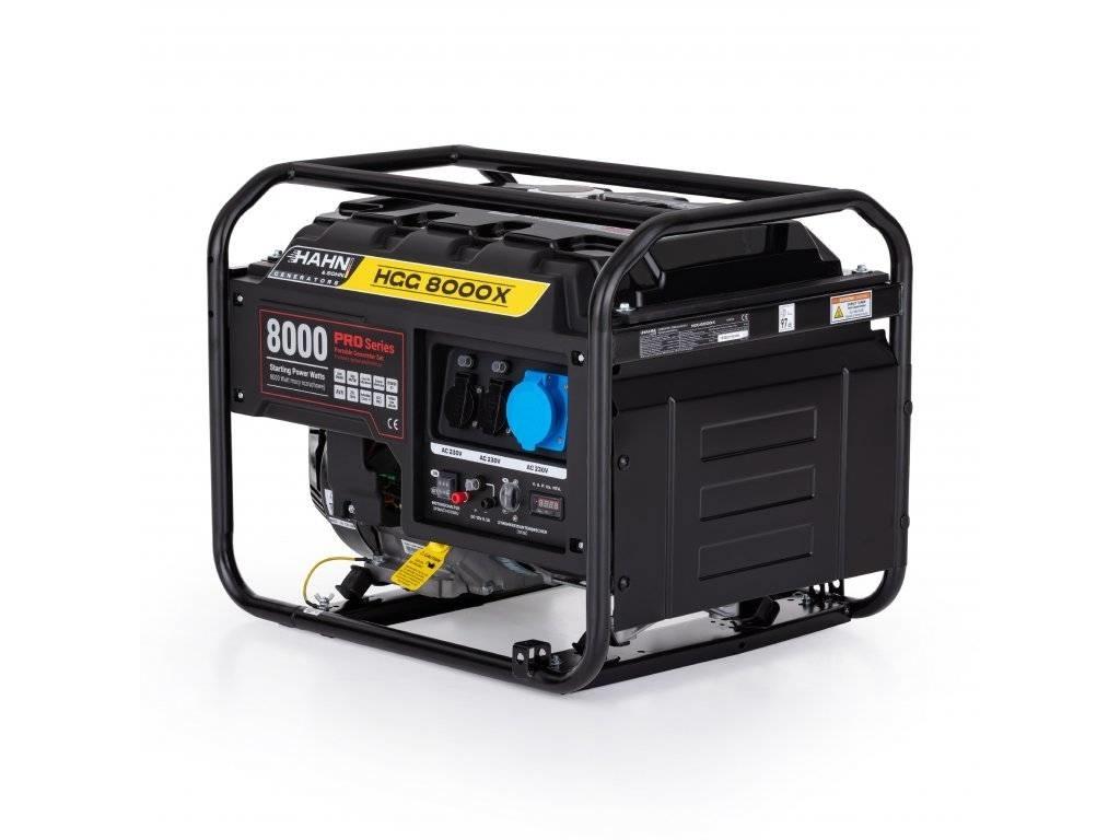 Hahn & Sohn HGG 8000 X Bensiinigeneraatorid
