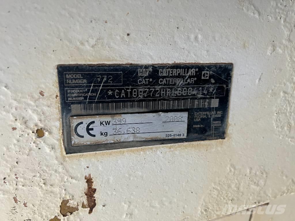 CAT 772 Liigendraamiga pinnaseveokid