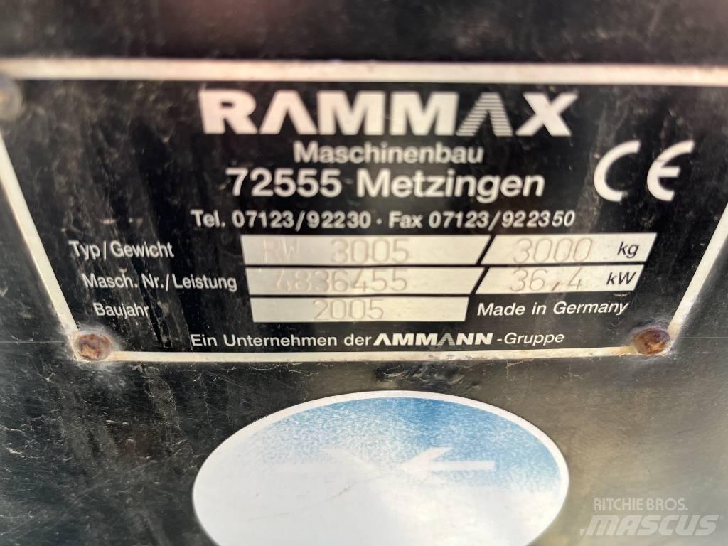 Rammax RW 3005 Ühe trumliga rullid