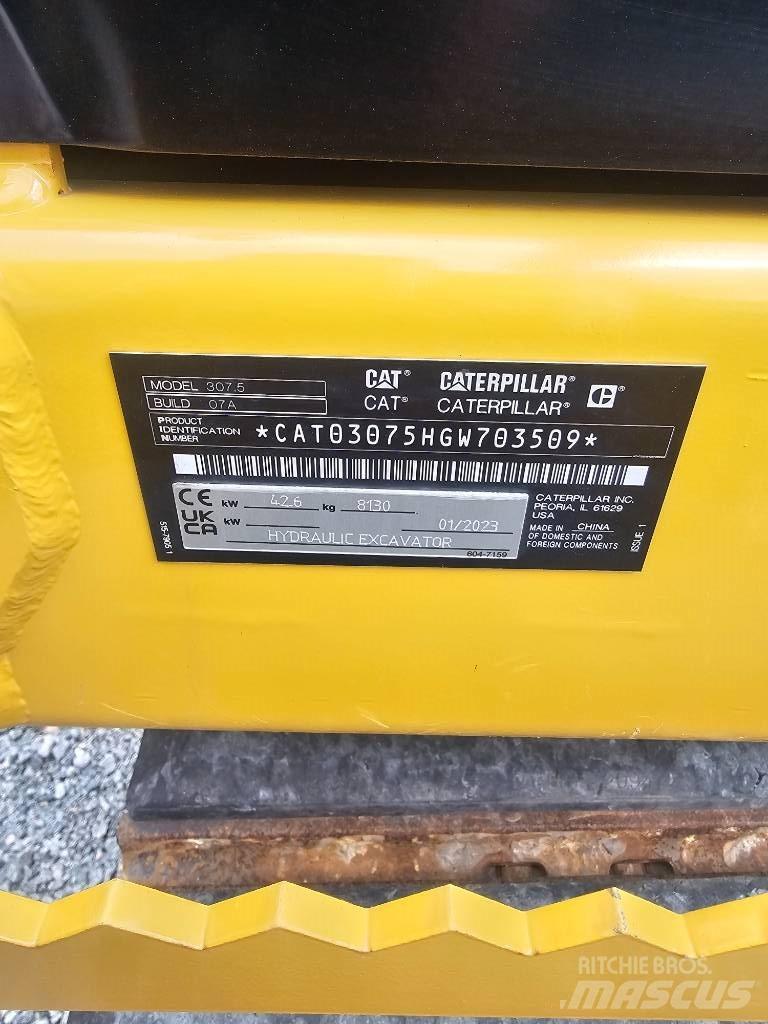 CAT 307.5 Väikeekskavaatorid 7t-12t