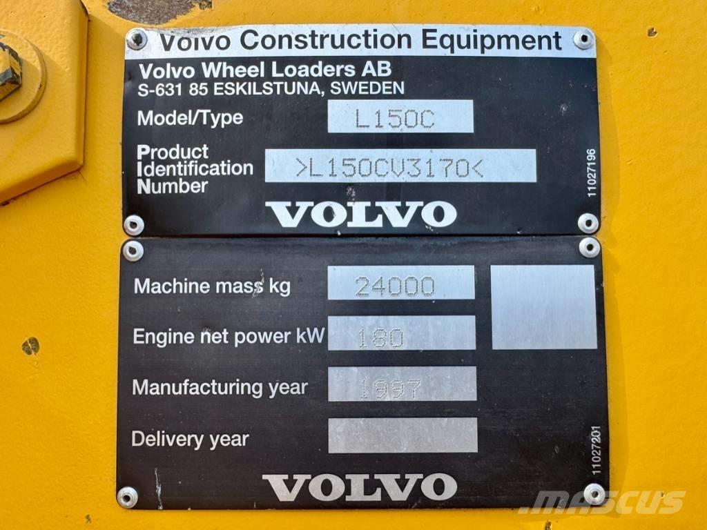 Volvo L 150 C Rataslaadurid
