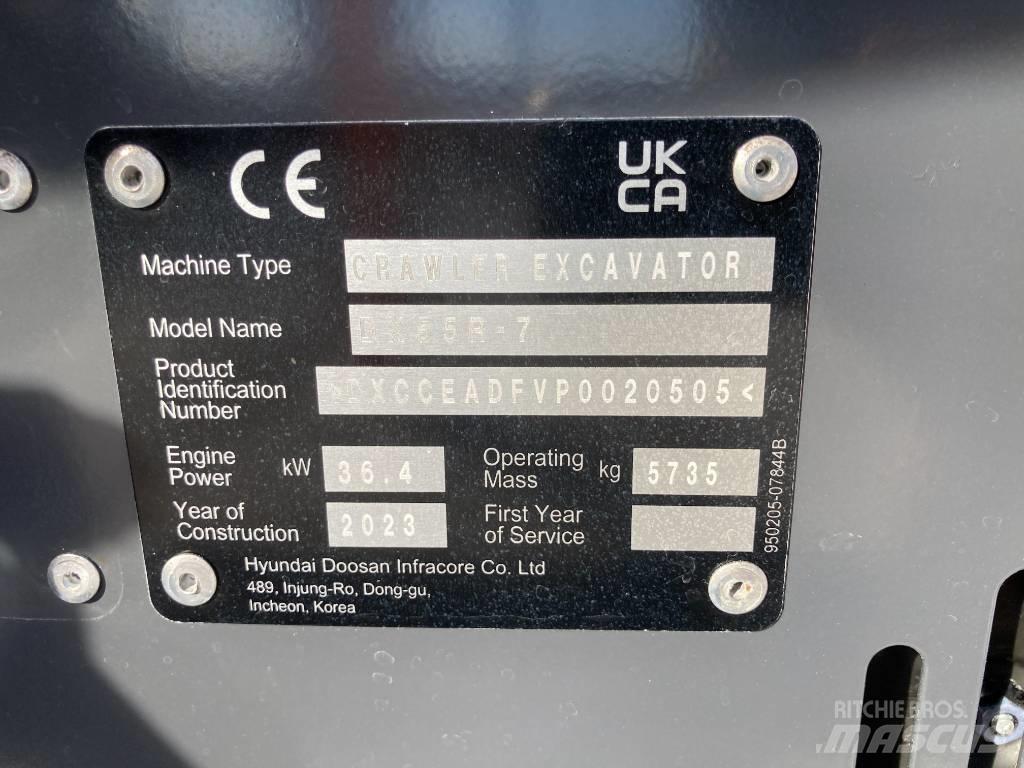 Develon DX 55 R-7 Miniekskavaatorid < 7 t