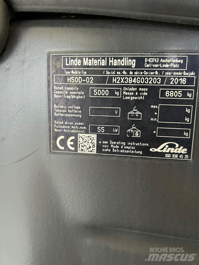 Linde H50D-02 EVO Diesel trucks