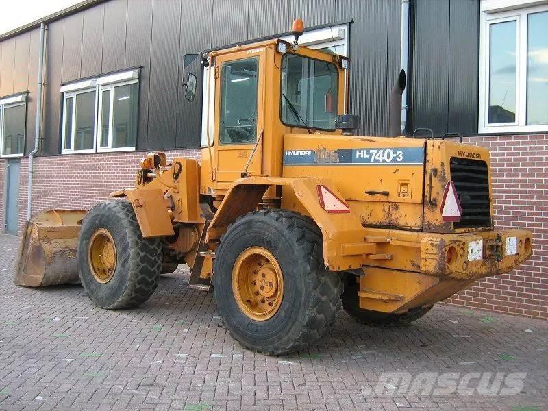 Hyundai HL740-3 Rataslaadurid