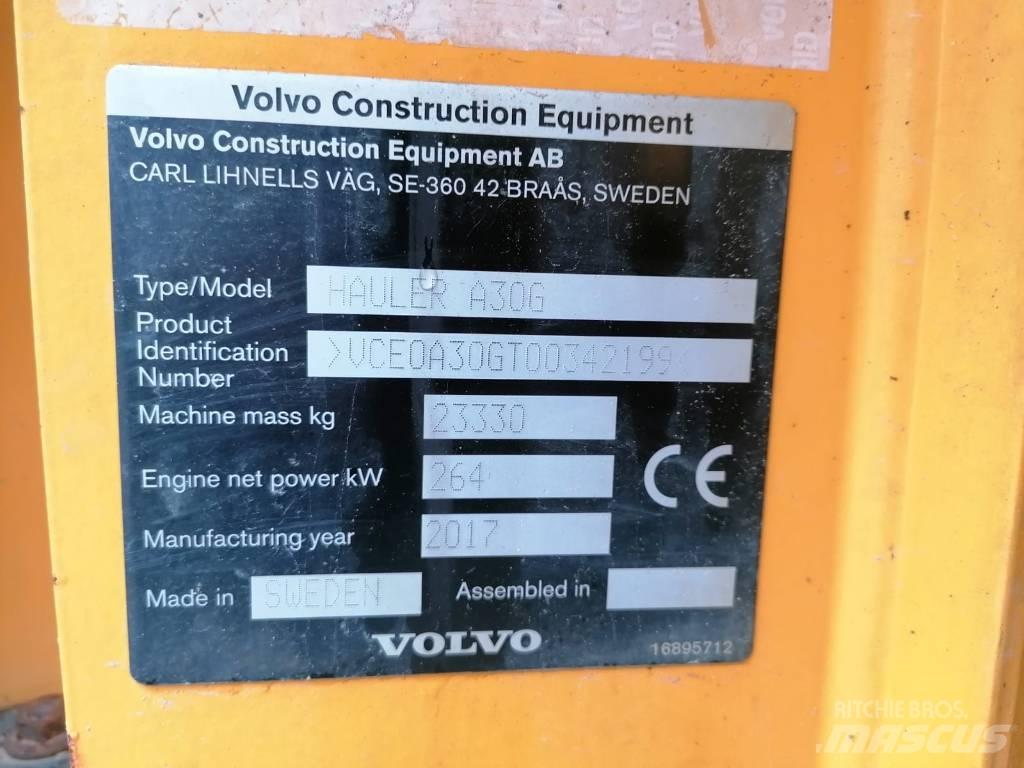 Volvo A 30 G Liigendraamiga pinnaseveokid