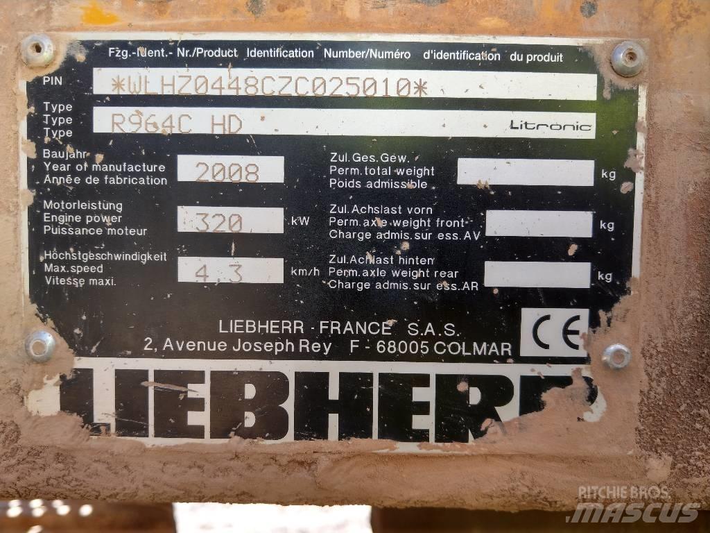 Liebherr R 964 C HD Roomikekskavaatorid