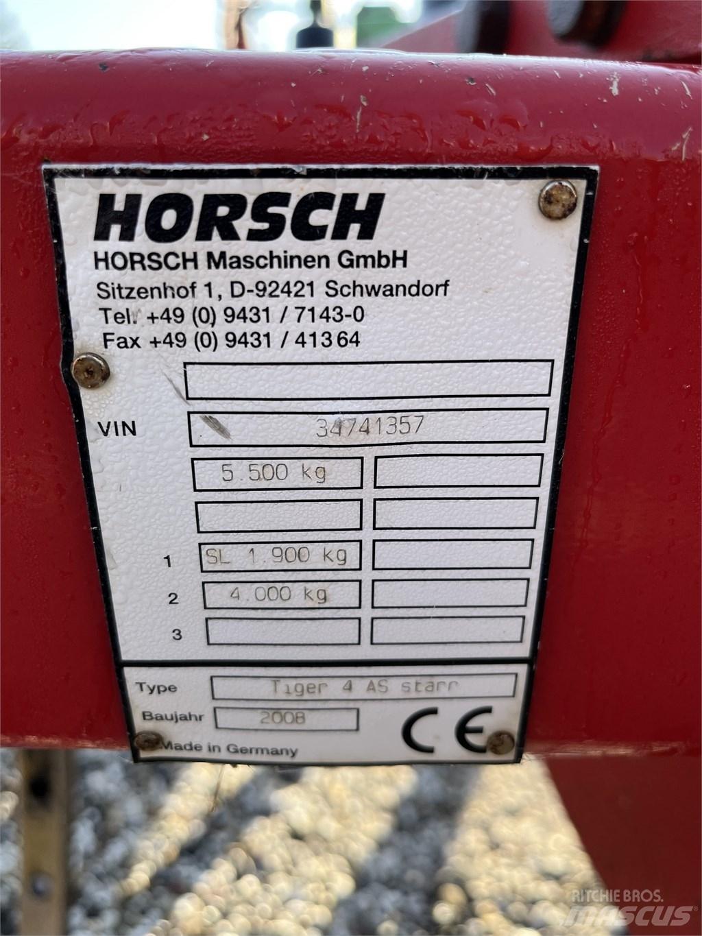 Horsch Tiger 4 AS Äkked