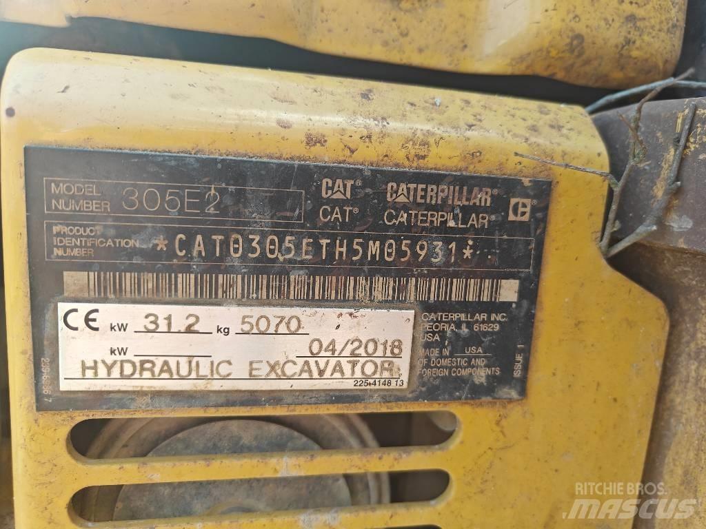 CAT 305E2 Miniekskavaatorid < 7 t