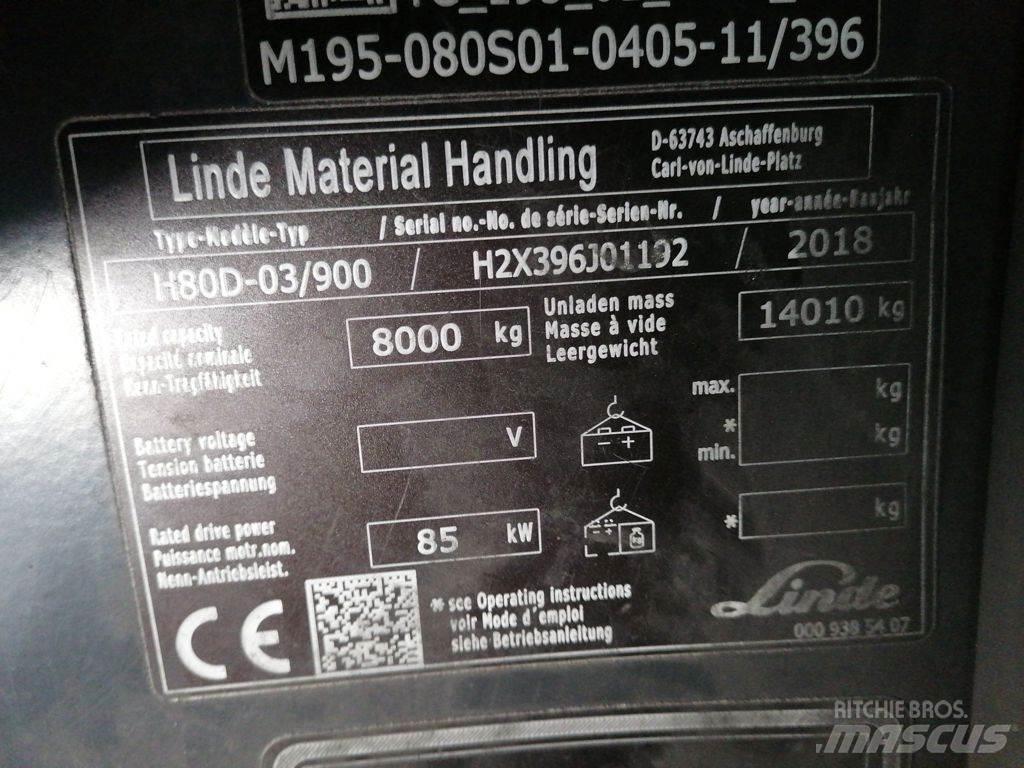 Linde H80D-03/900 Diiseltõstukid