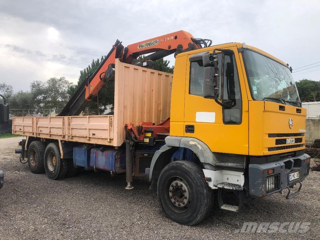 Iveco Euro trailer Kraanaga veokid