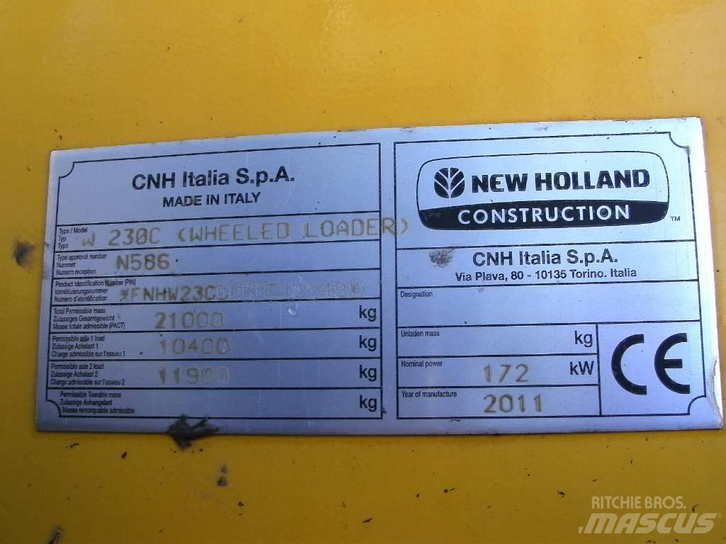 New Holland W 230 C Rataslaadurid