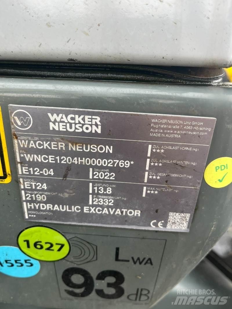 Wacker ET 24 Miniekskavaatorid < 7 t