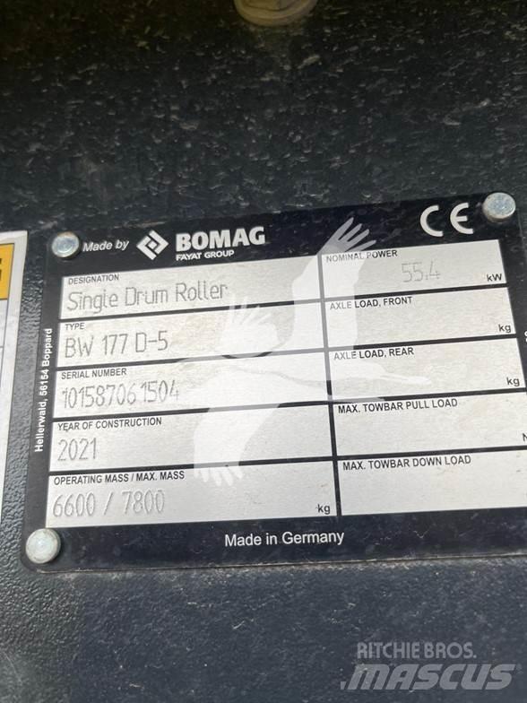 Bomag BW177D-5 Ühe trumliga rullid