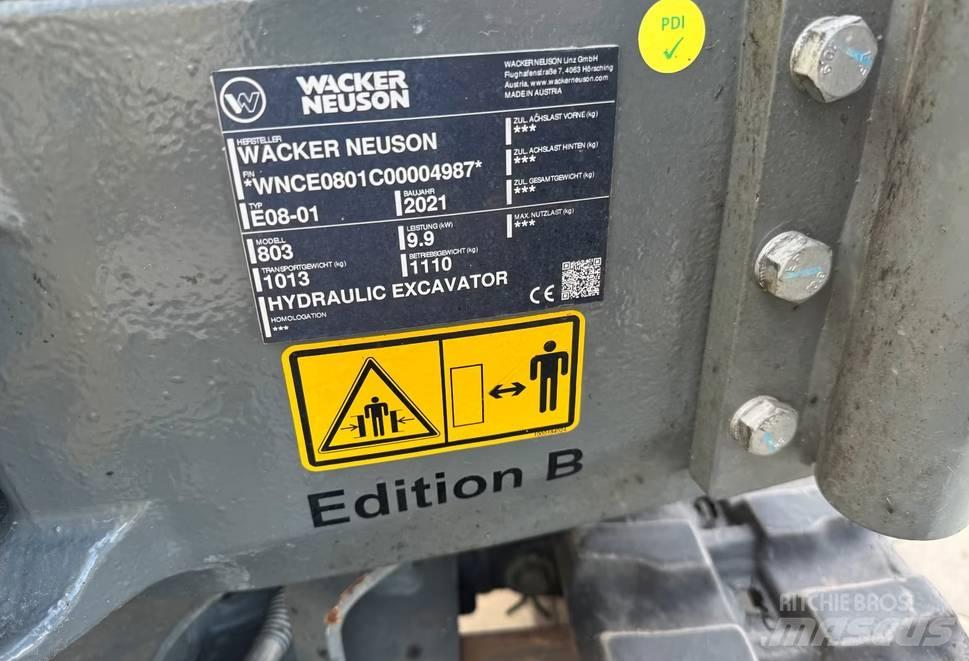 Wacker Neuson 803 Roomikekskavaatorid