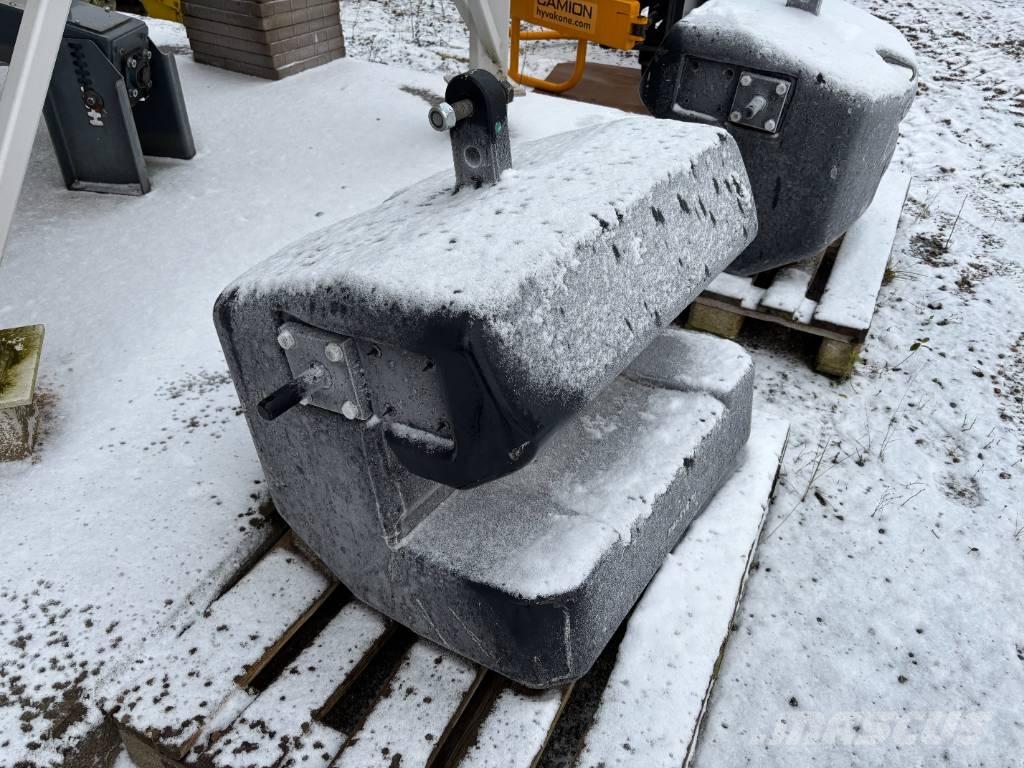  Lisäpaino 1000kg Esiraskused