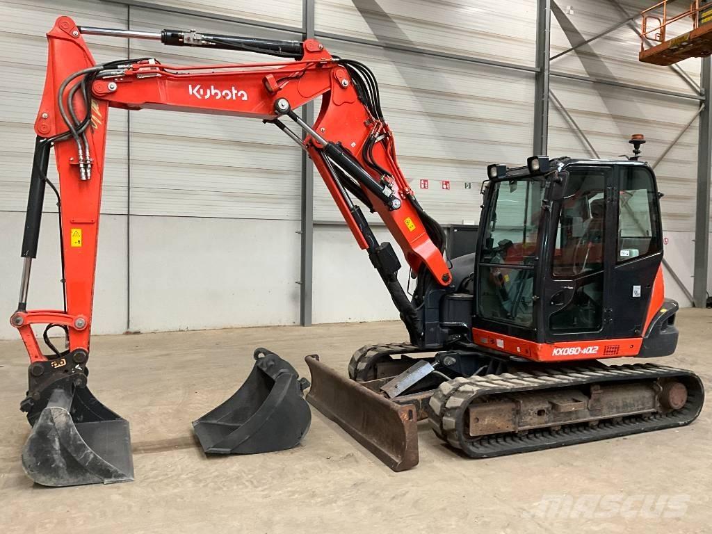 Kubota KX 080-4 A 2 Väikeekskavaatorid 7t-12t