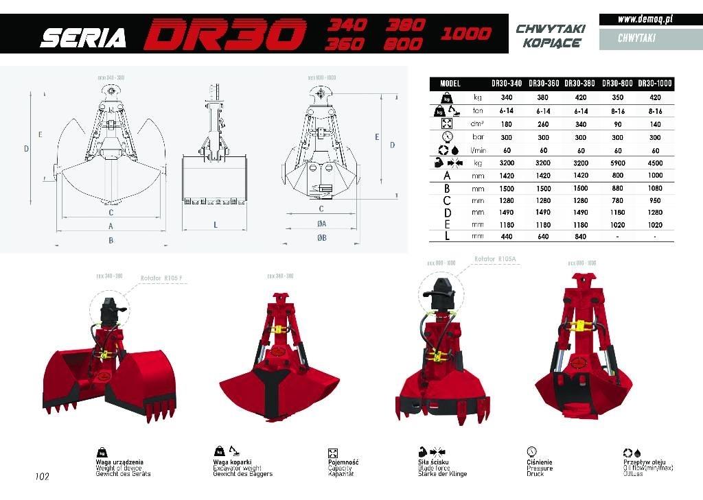  DEMOQ DR30 Haaratsid