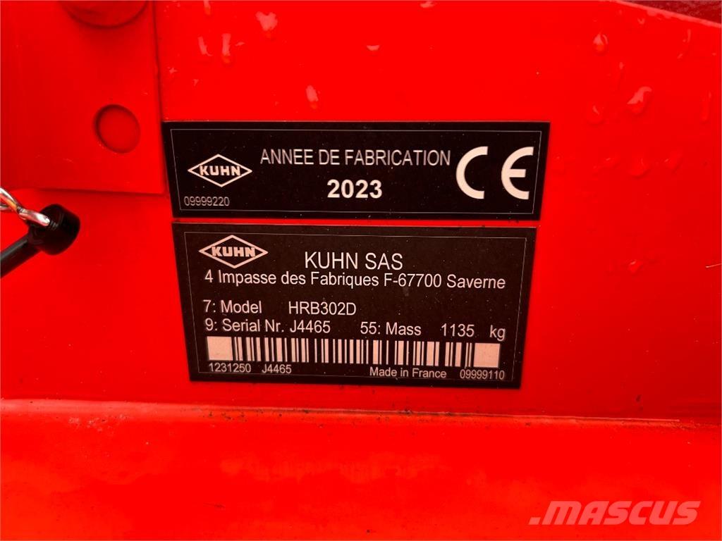 Kuhn HRB 302 D Randaalid/mullafreesid