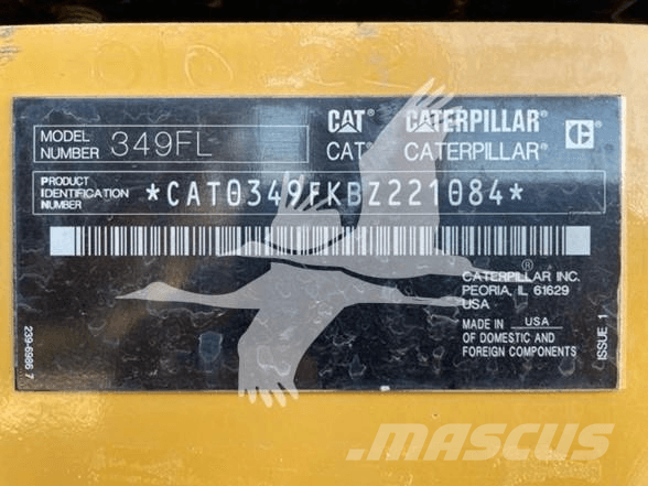 CAT 349FL Roomikekskavaatorid