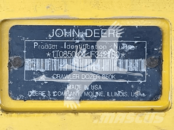 John Deere 850K Buldooserid